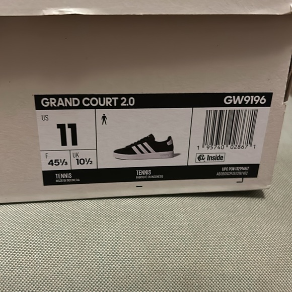 Adidas Grand Court 2.0 Cloudfoam Men's Shoes - Picture 10 of 11